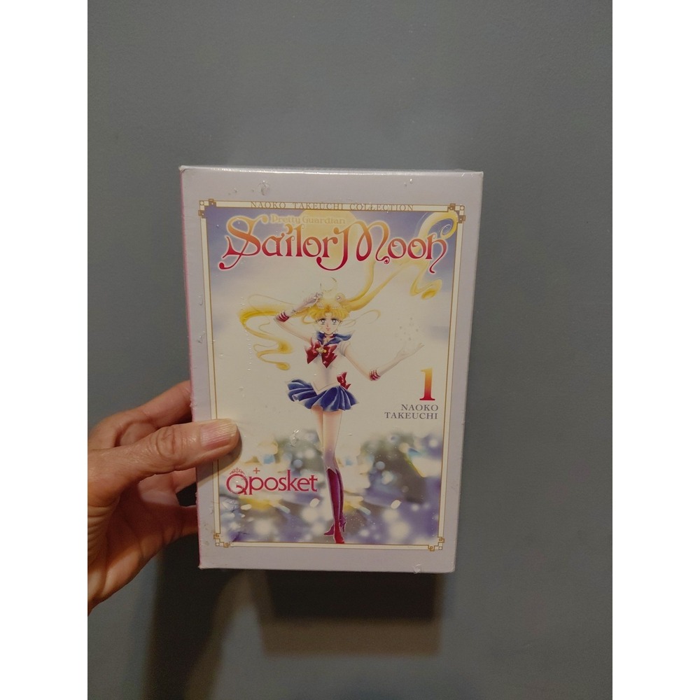 New Sailor Moon #1 & Exclusive Q Posket Petit Figure Takeuchi Collection In Hand